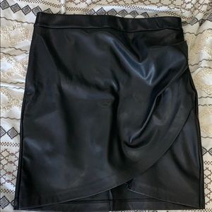 Leather skirt